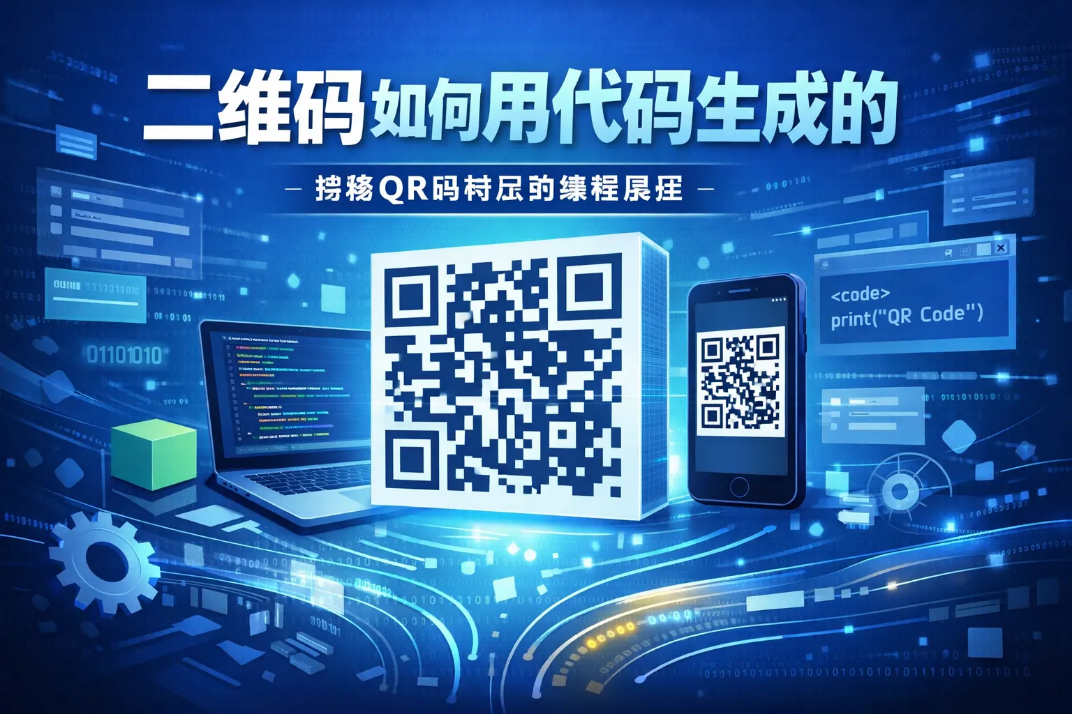 二维码如何用代码生成的