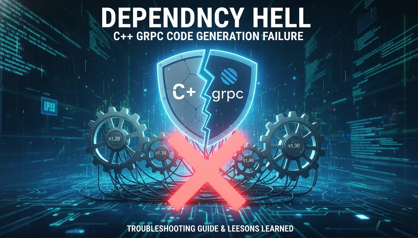 C++ 升级依赖版本后 gRPC 生成代码失败怎么排查:真实项目接库经验总结
