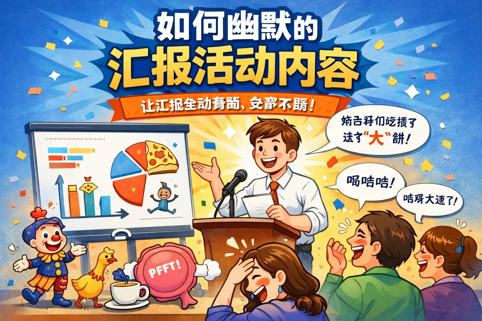 如何幽默的汇报活动内容