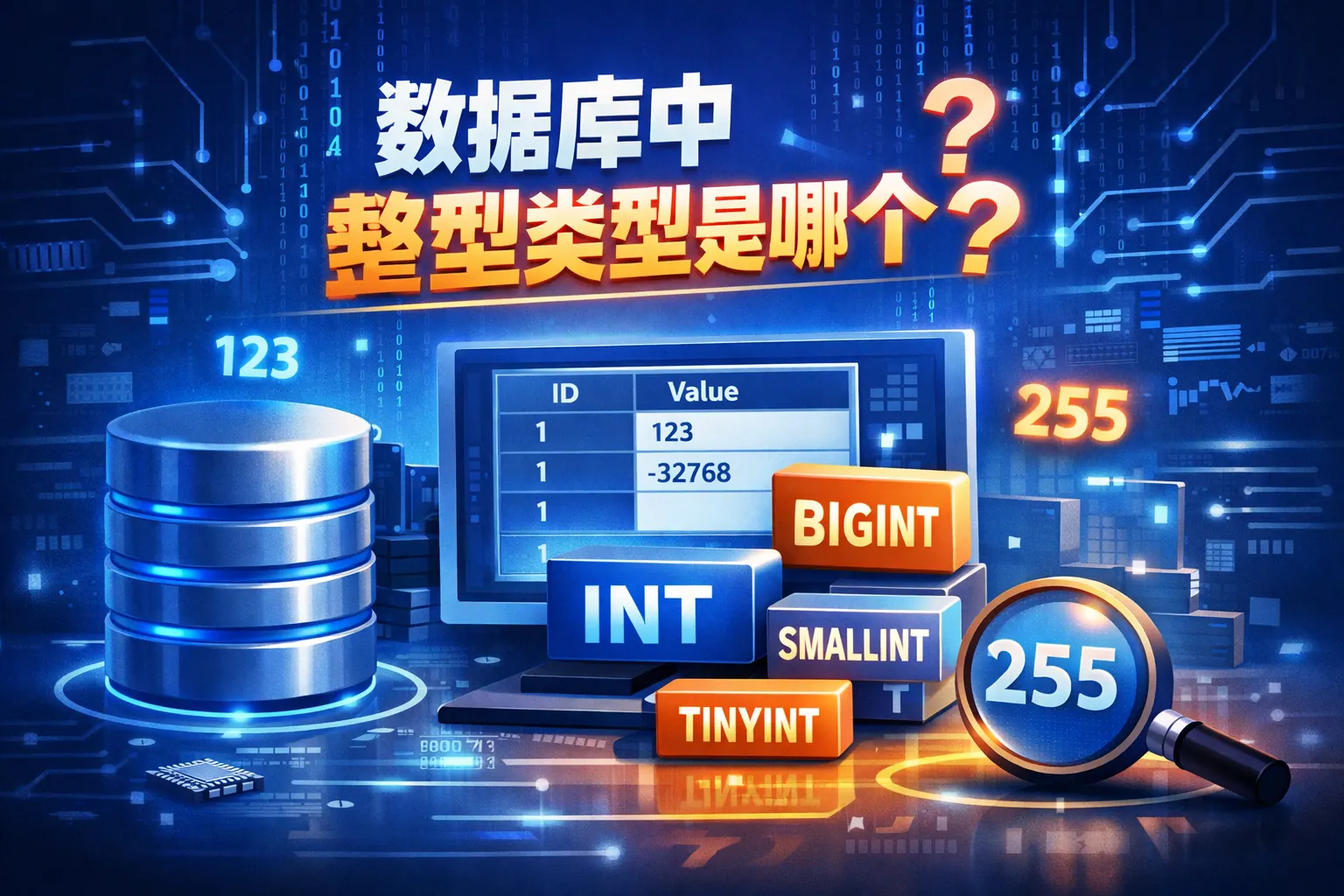 数据库中整型类型是哪个