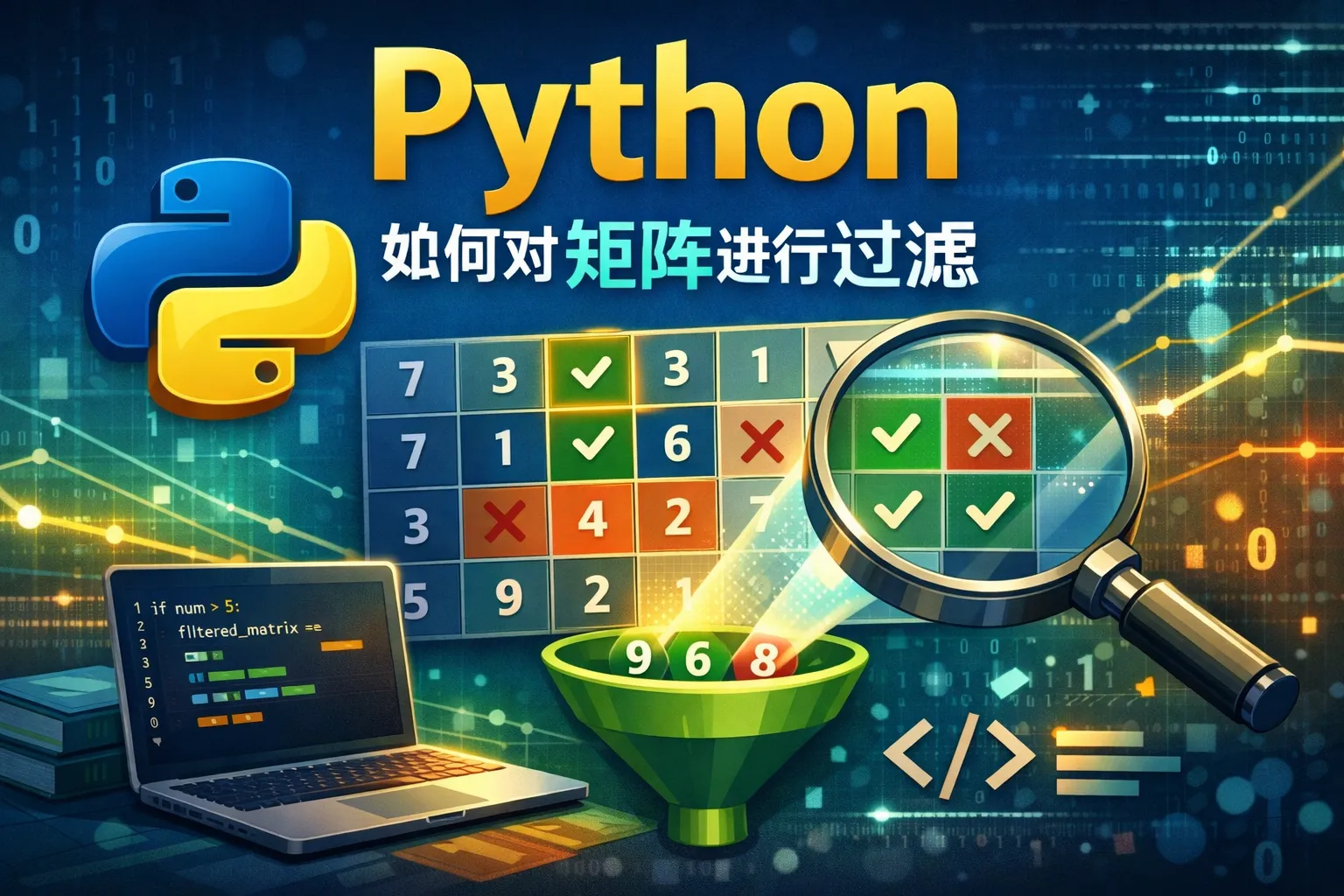 python如何对矩阵进行过滤