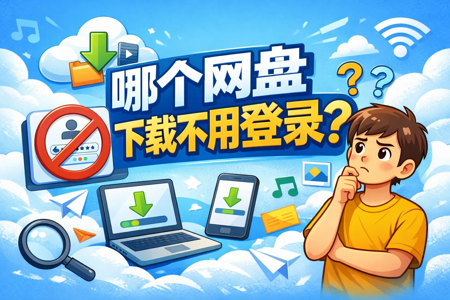 哪个网盘下载不用登录