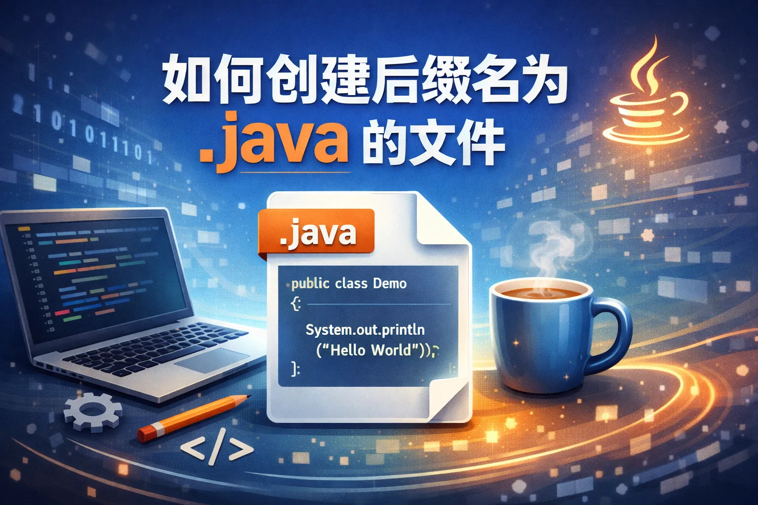 如何创建后缀名为.java的文件