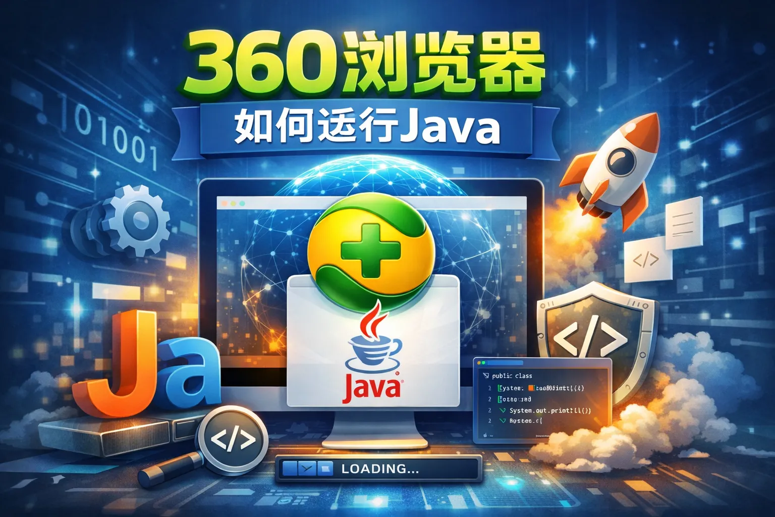 360浏览器如何运行java