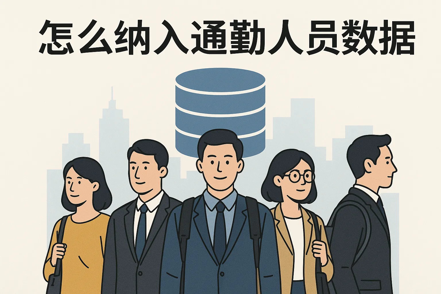 怎么纳入通勤人员数据库