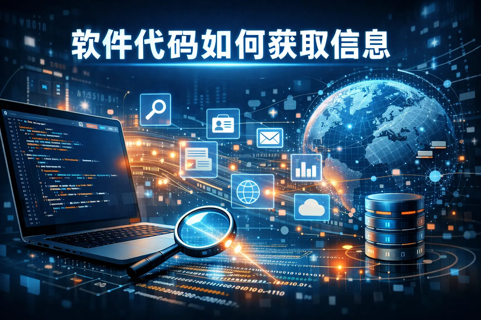 软件代码如何获取信息