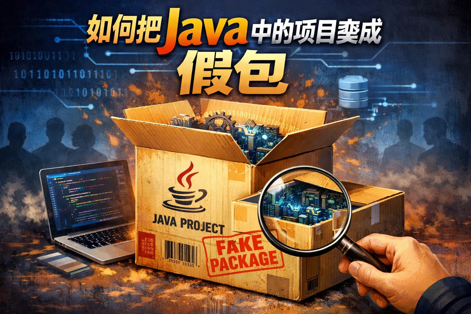如何把java中的项目变成假包