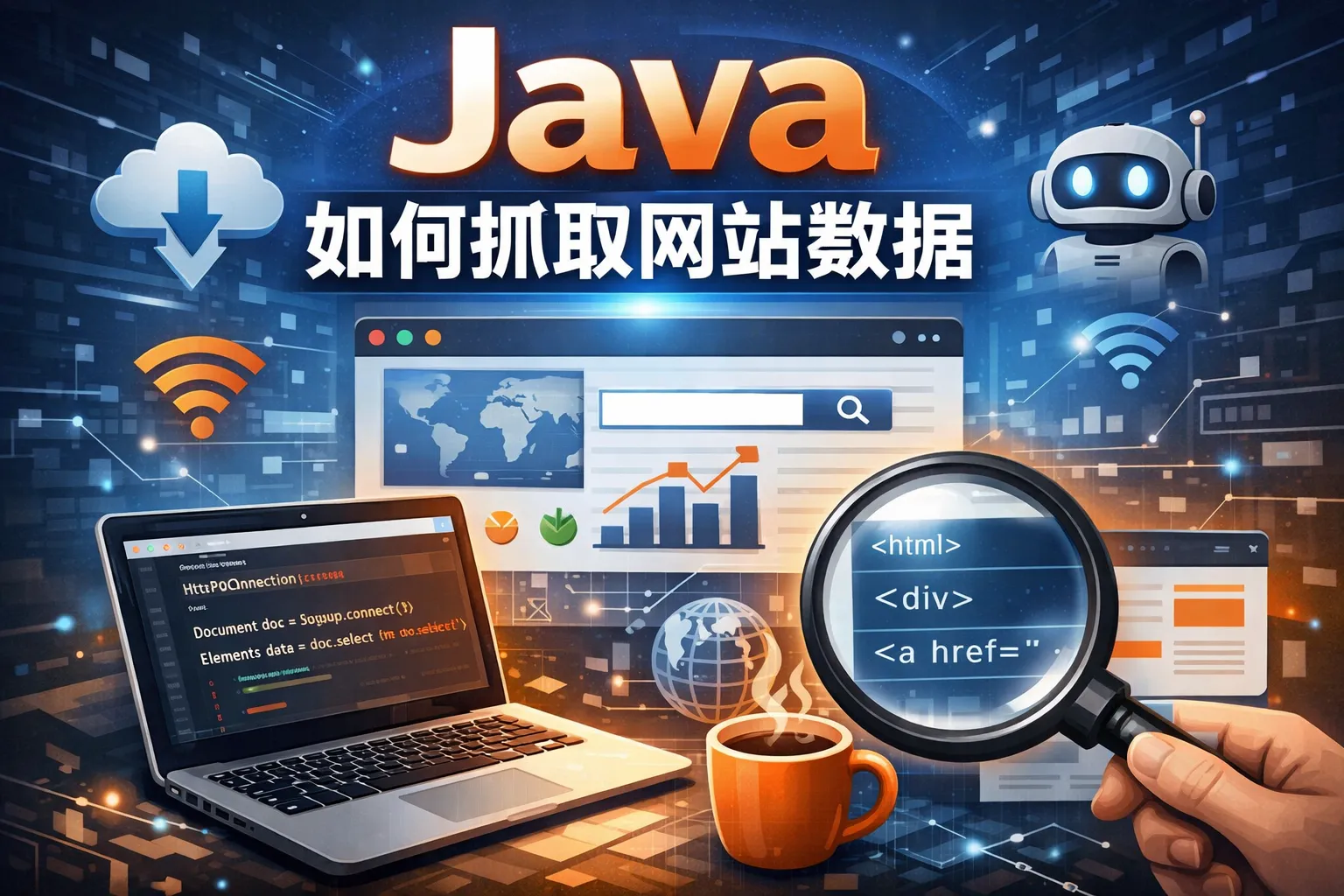 java 如何抓取网站数据