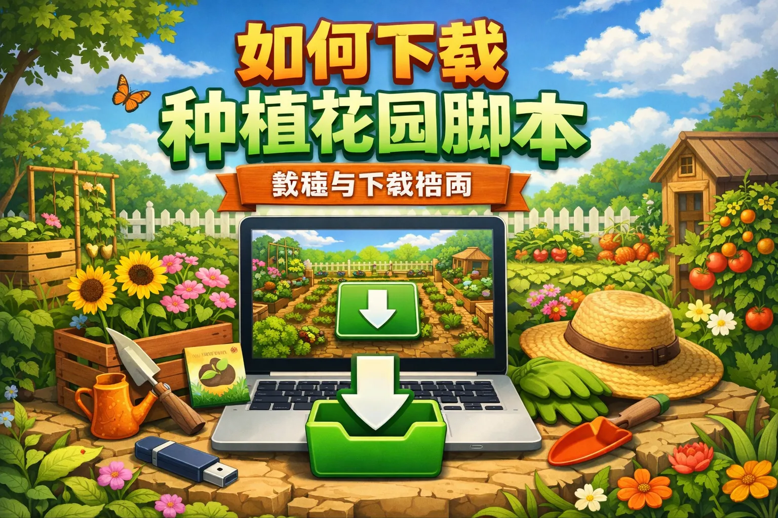 如何下载种植花园脚本