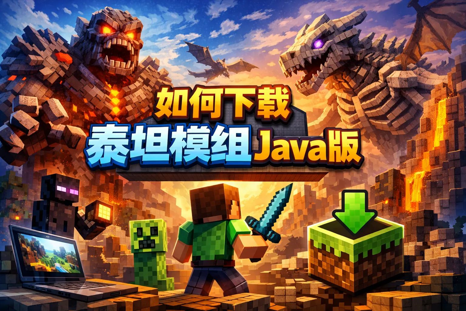 如何下载泰坦模组Java版