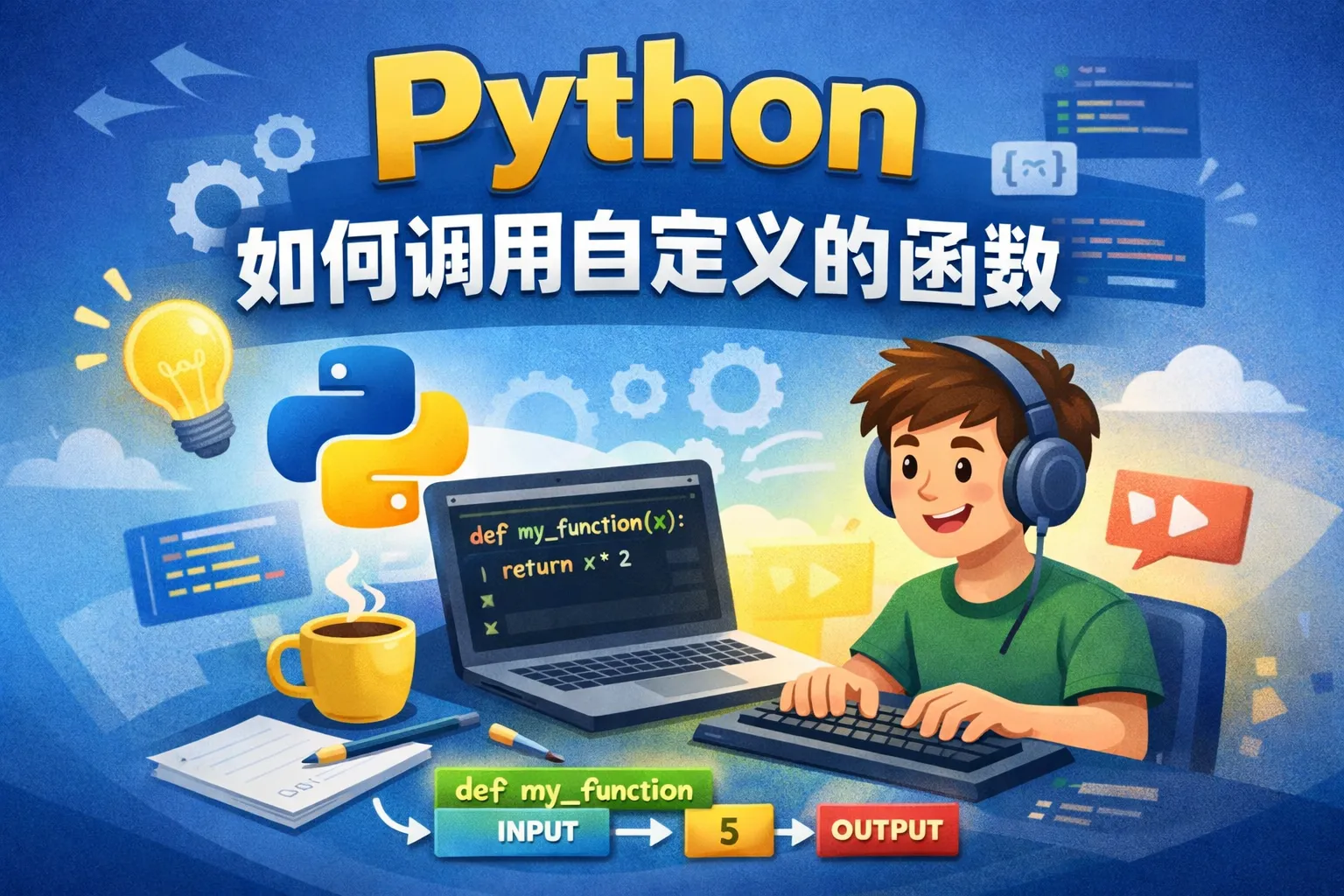 python如何调用自定义的函数