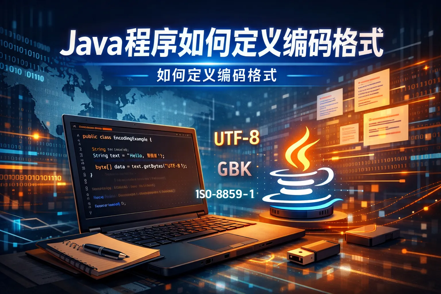 java程序如何定义编码格式