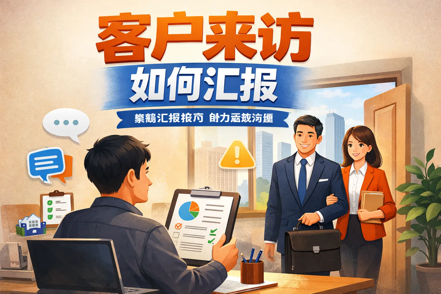 客户来访如何汇报