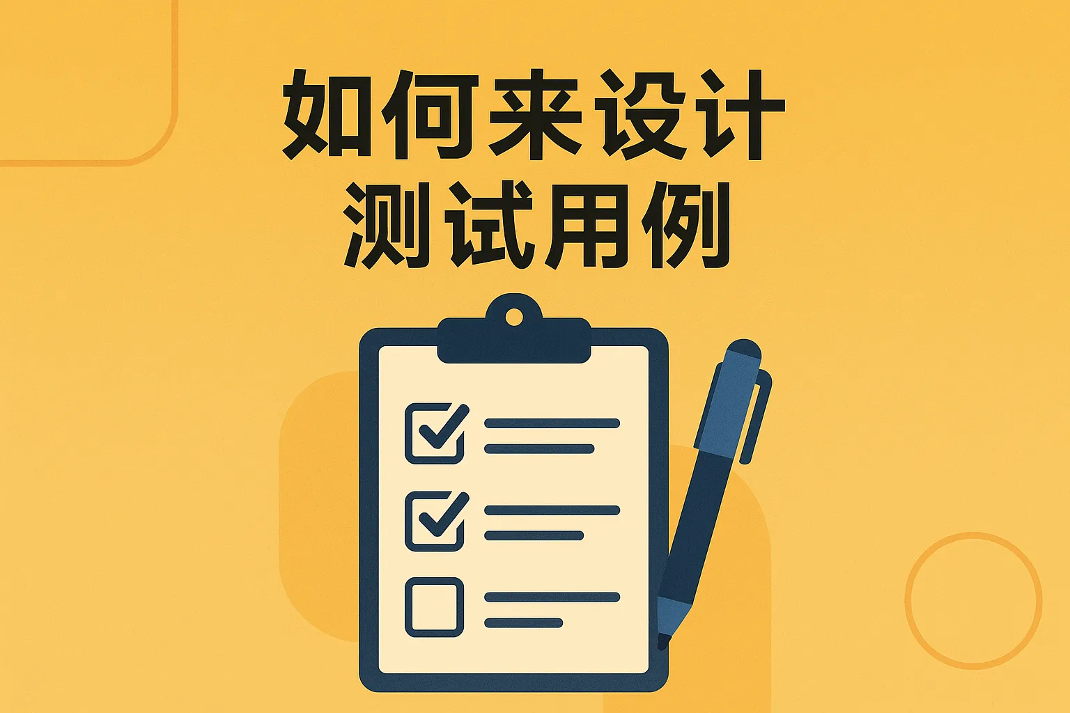 如何来设计测试用例