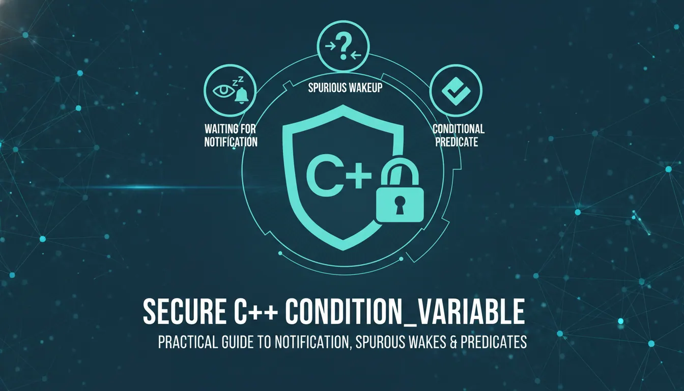 C++ condition_variable怎么写才更安全:等待通知、虚假唤醒和条件判断的项目实践