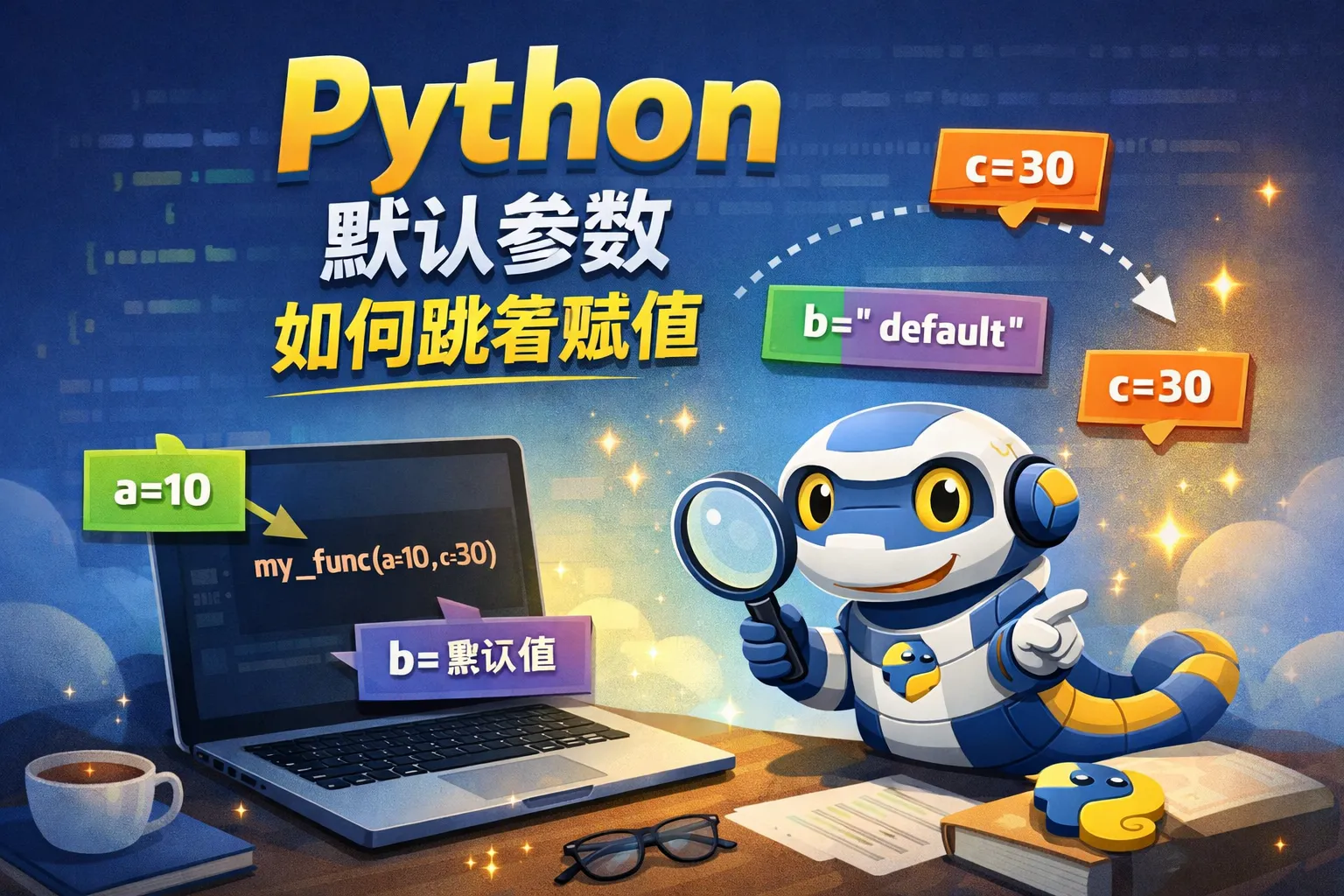 python默认参数如何跳着赋值