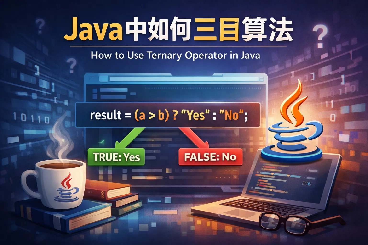java中如何三目算法