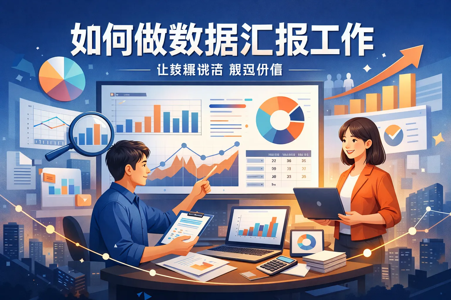 如何做数据汇报工作