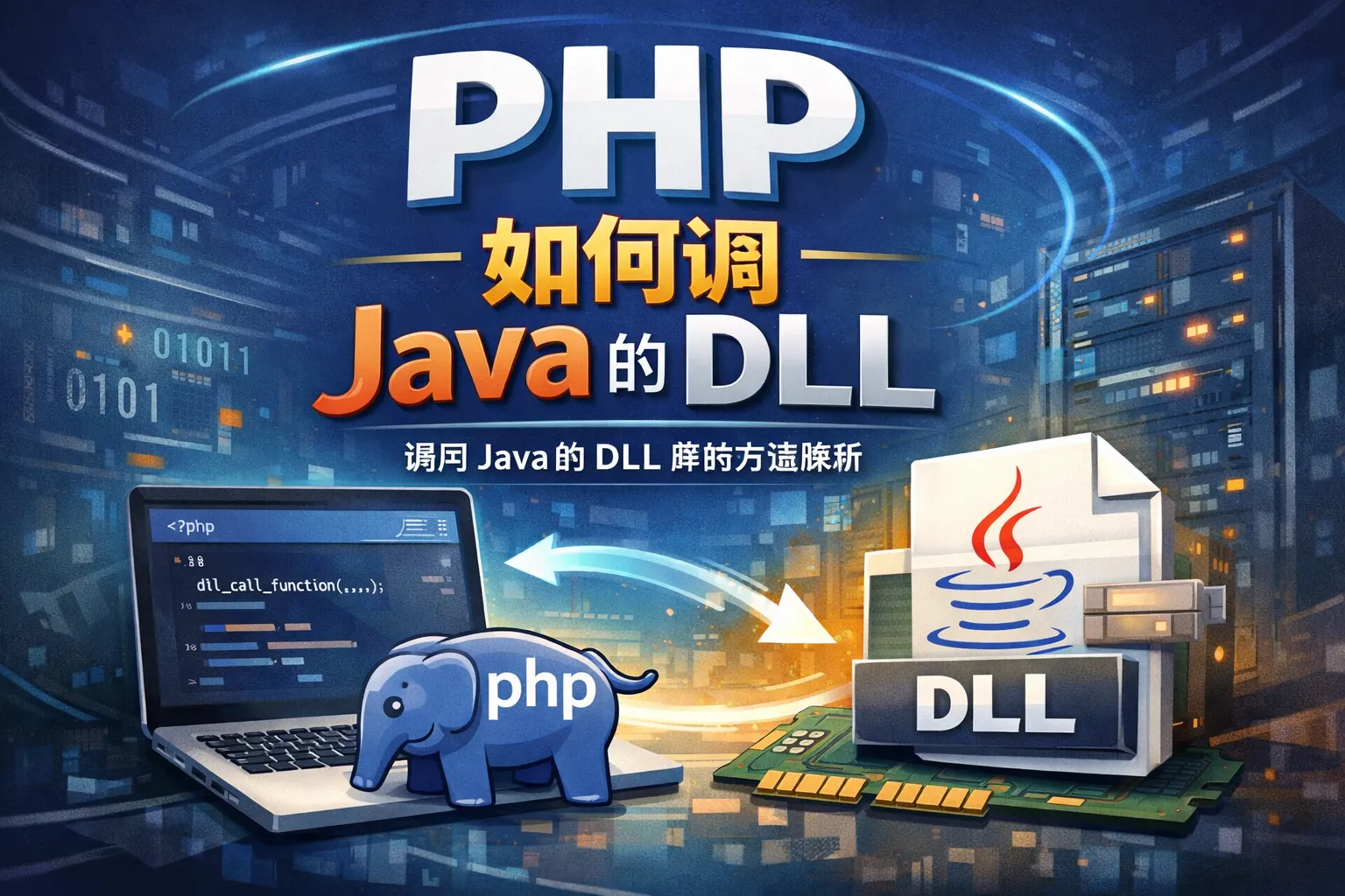php 如何调java的dll