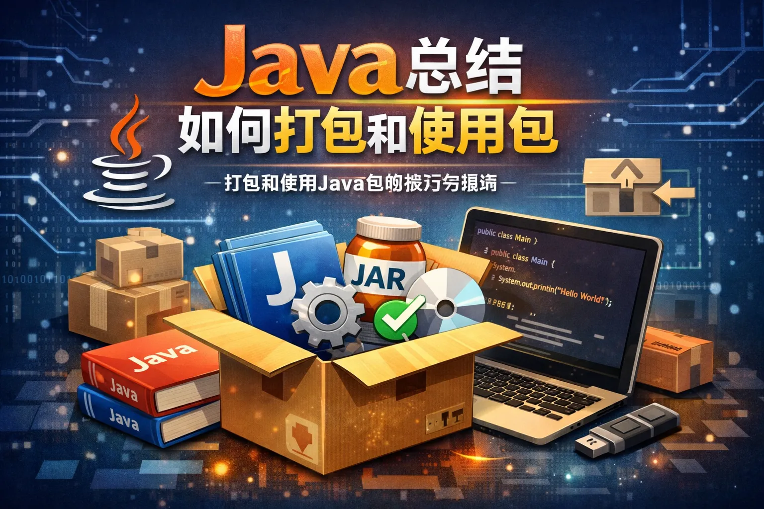 java总结如何打包和使用包