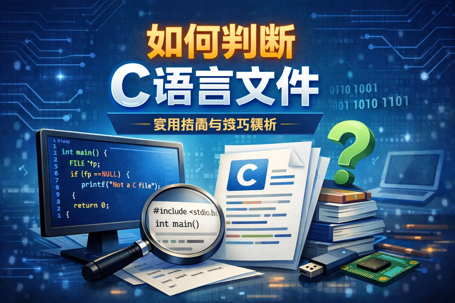 如何判断c语言文件