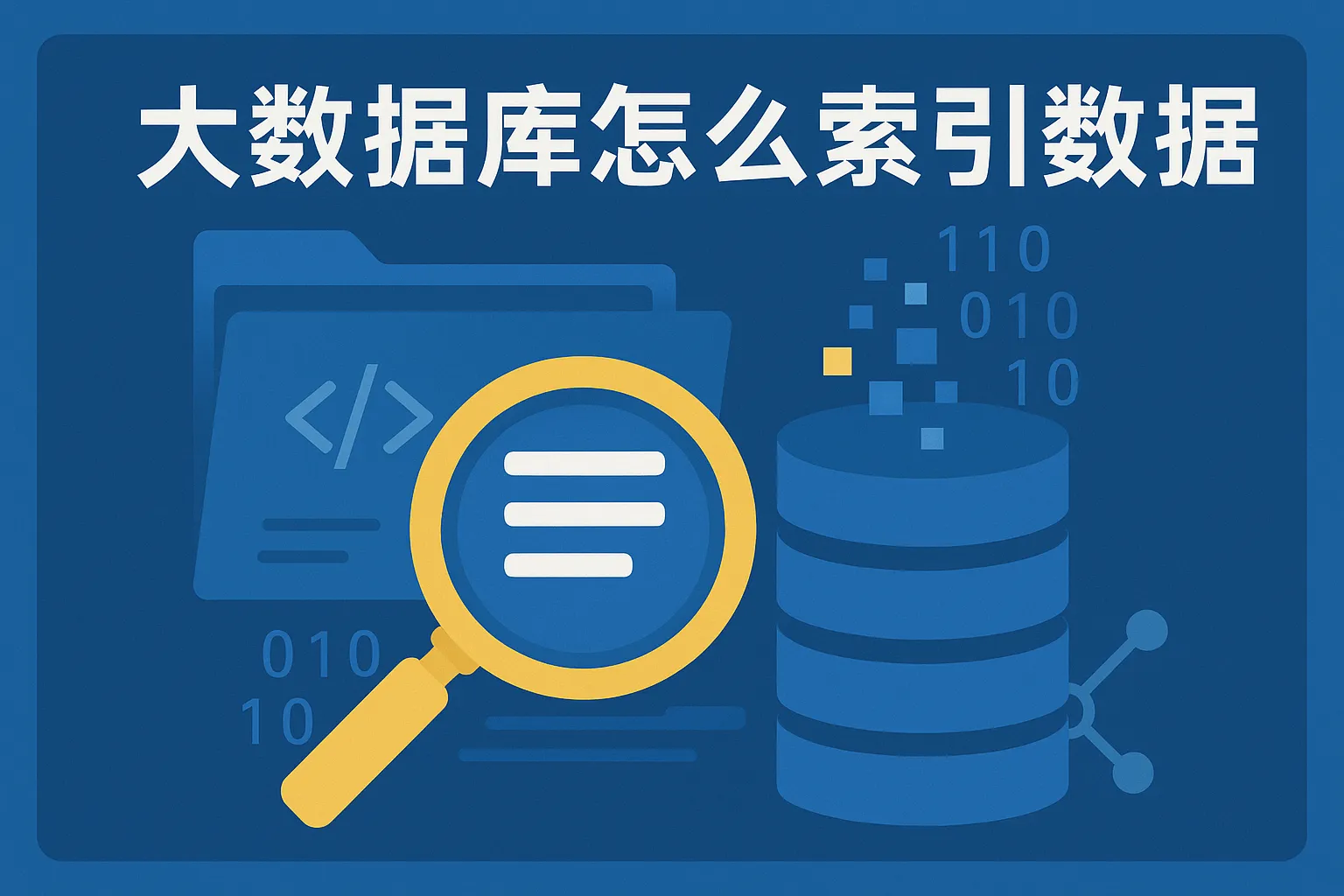 大数据库怎么索引数据