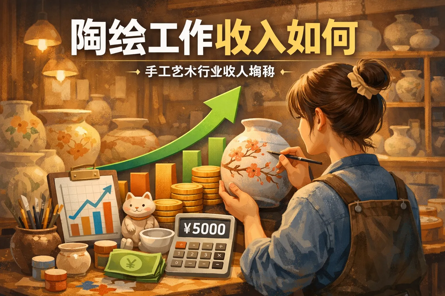 陶绘工作收入如何
