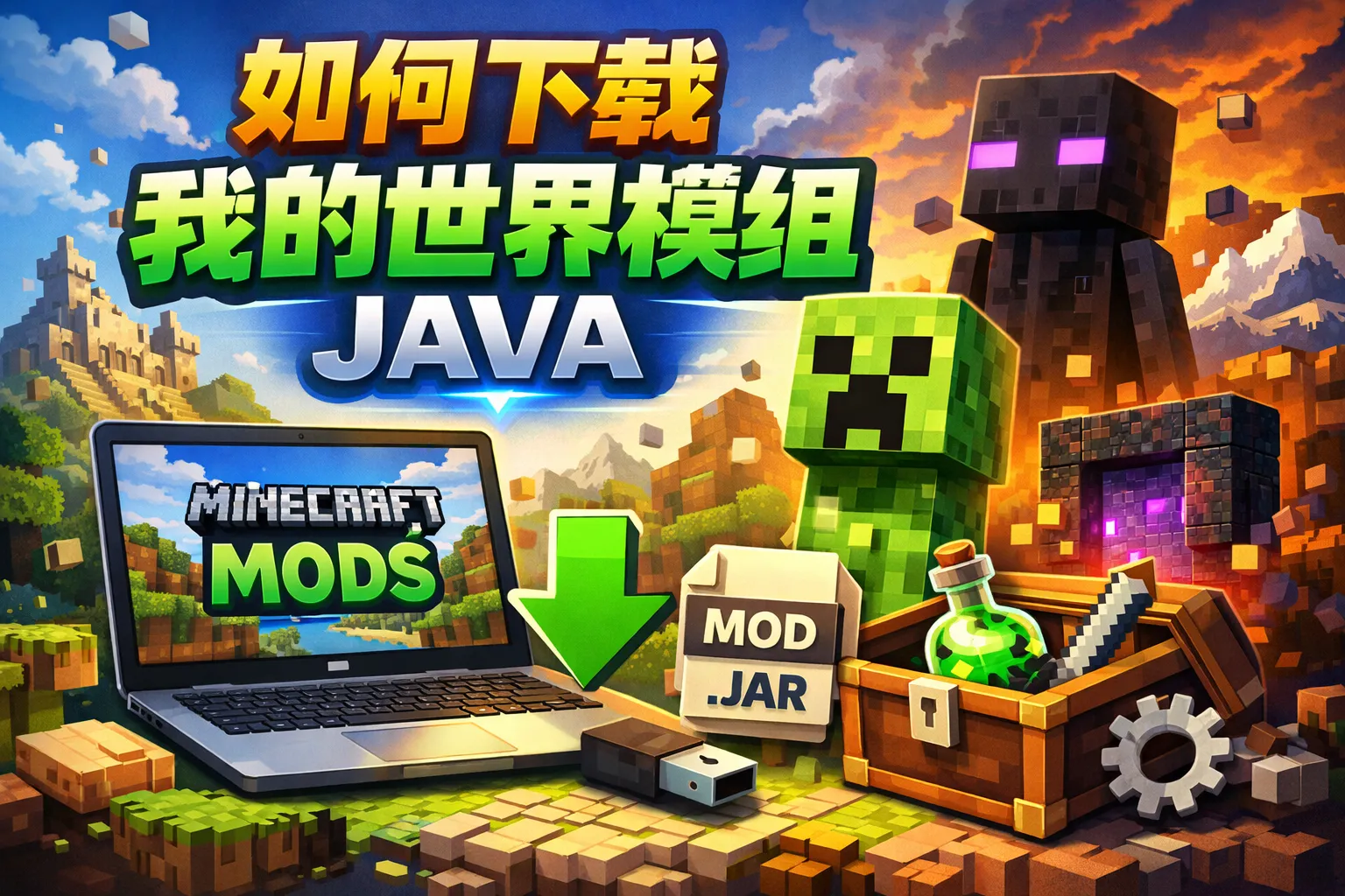 如何下载我的世界模组java