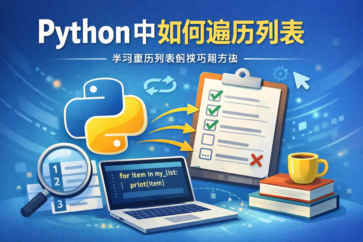 python中如何遍历列表