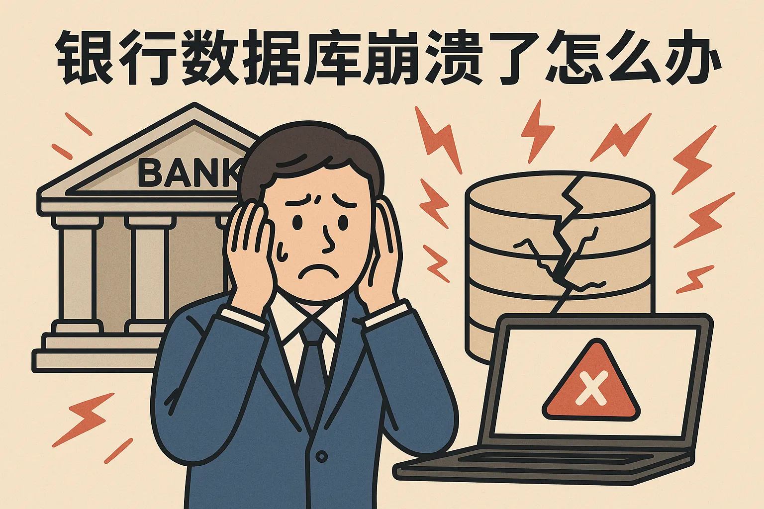 银行数据库崩溃了怎么办