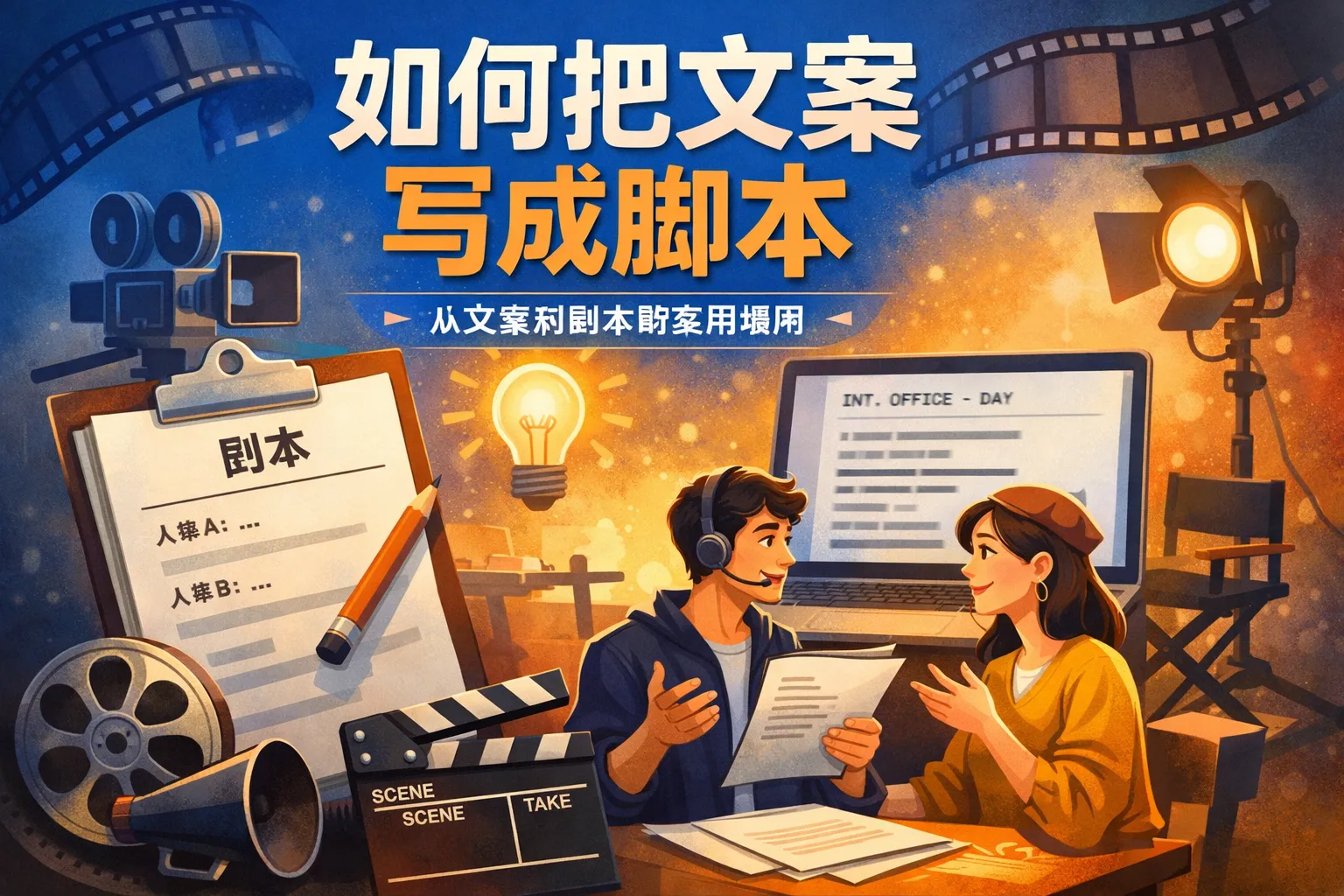 如何把文案写成脚本