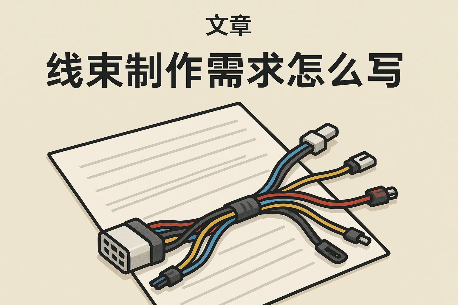 线束制作需求怎么写