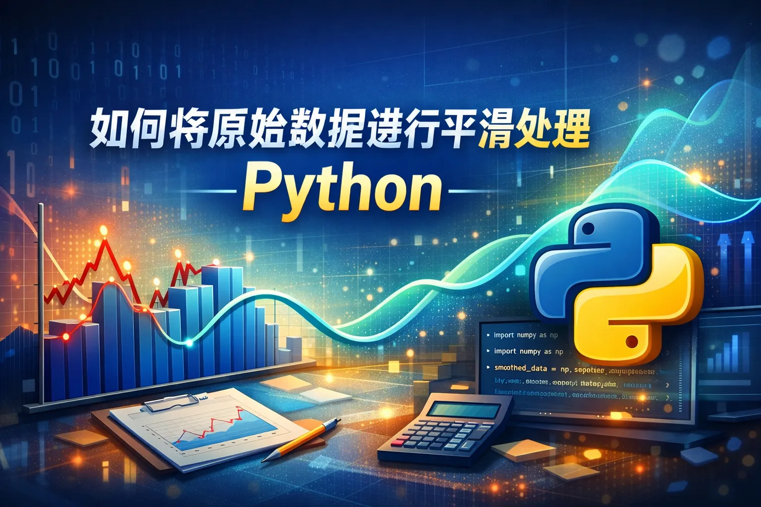 如何将原始数据进行平滑处理python