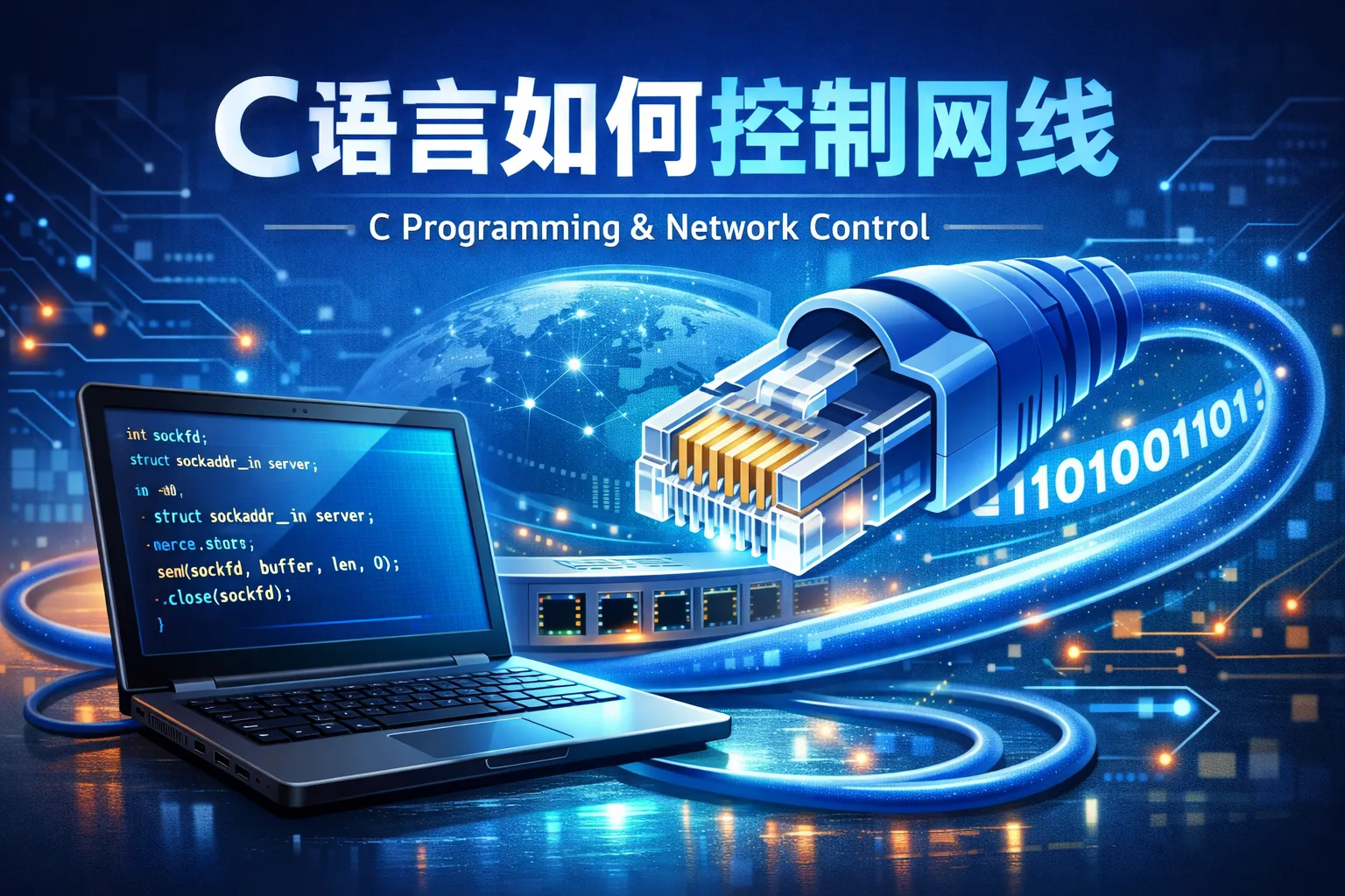 c语言如何控制网线