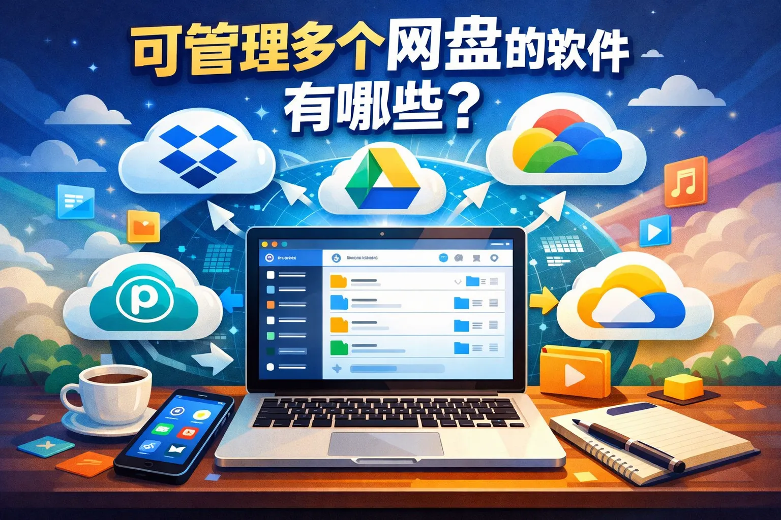 可管理多个网盘的软件有哪些