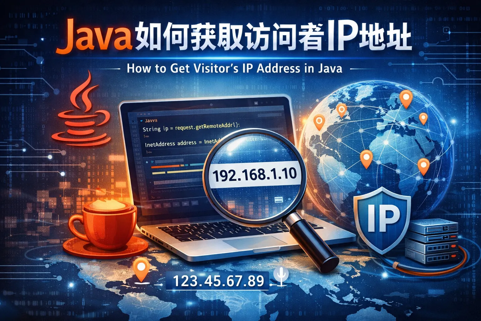java如何获取访问者ip地址