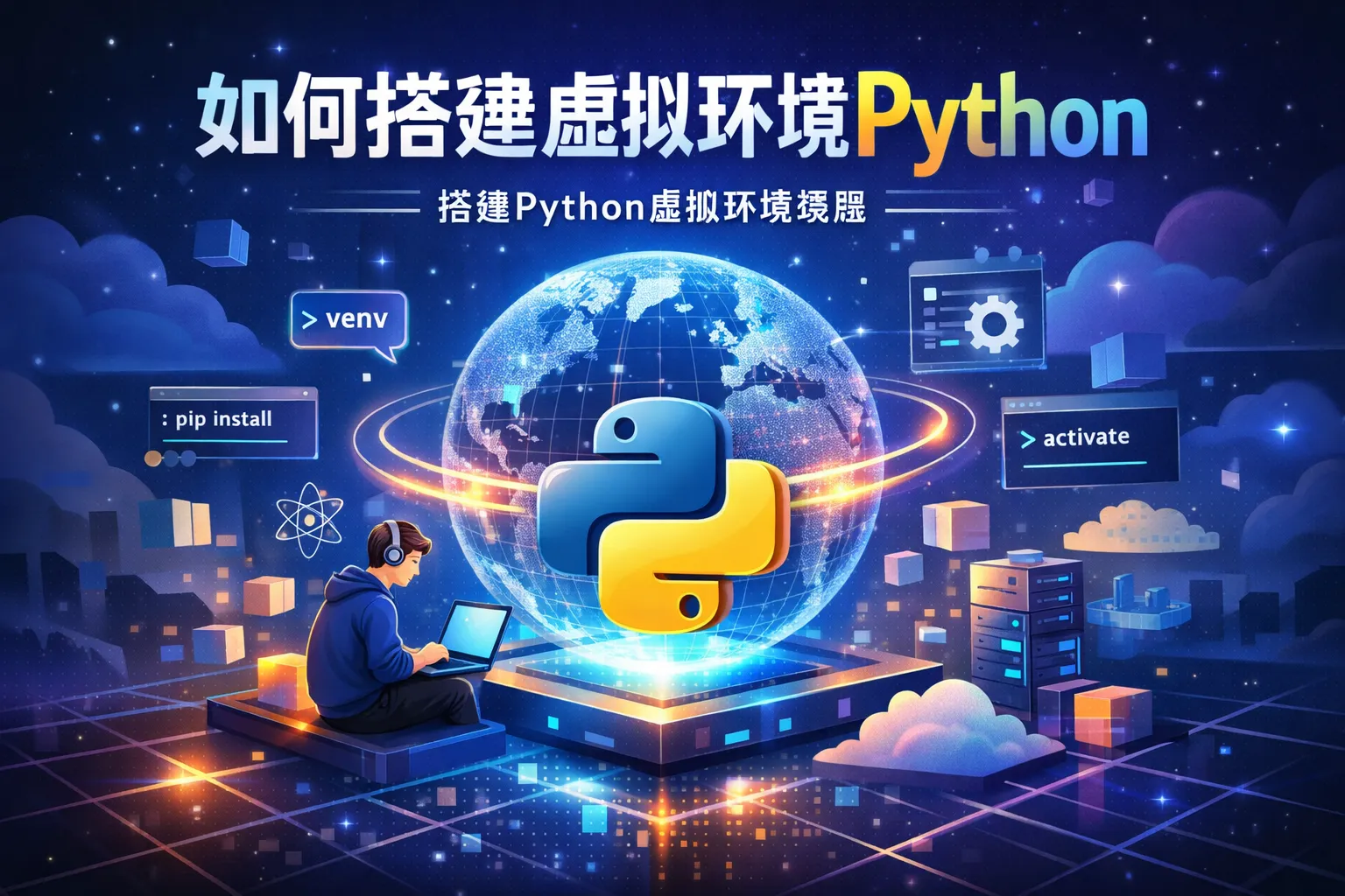 如何搭建虚拟环境python