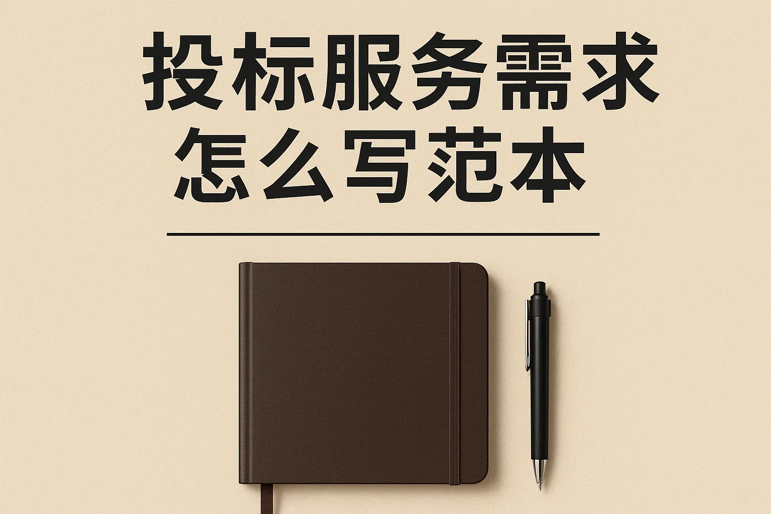 投标服务需求怎么写范本