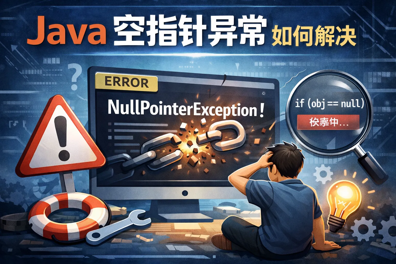 java 空指针异常 如何解决