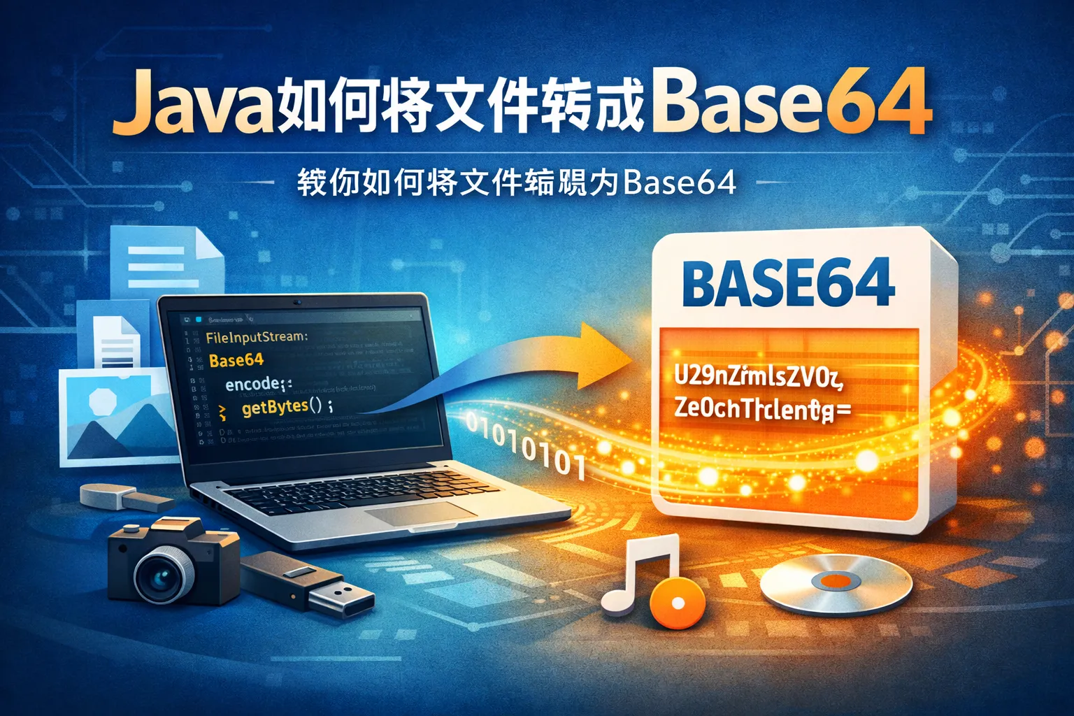 java如何将文件转成base64