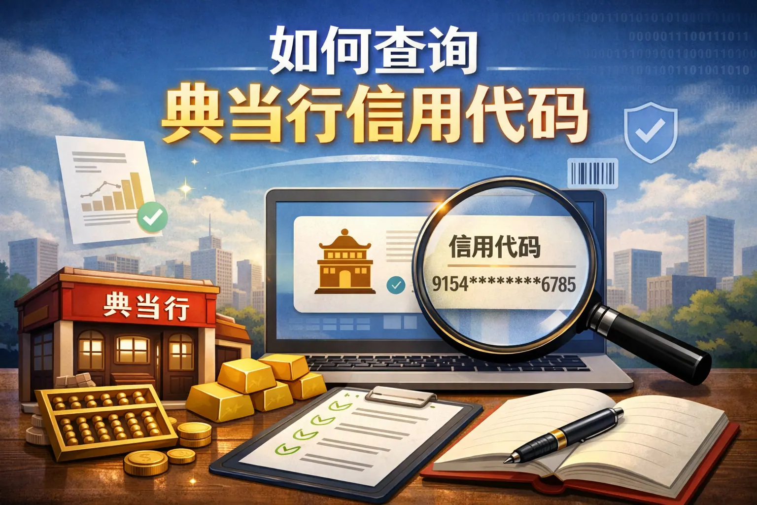 如何查询典当行信用代码