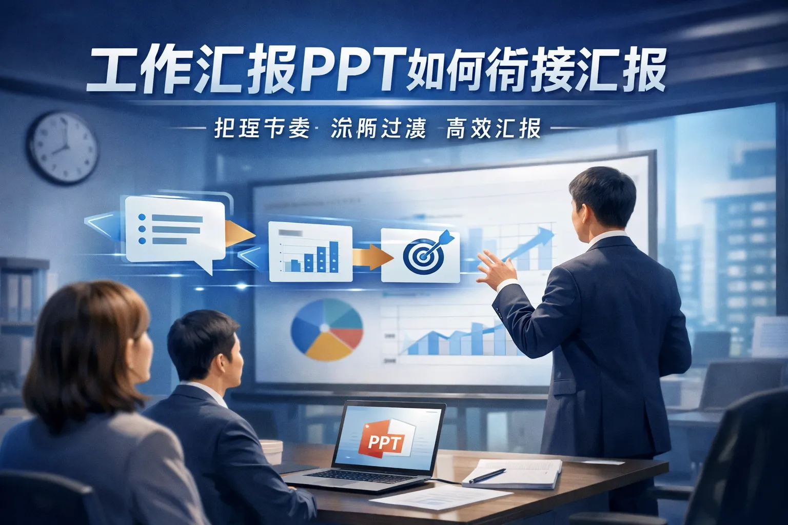 工作汇报ppt如何衔接汇报