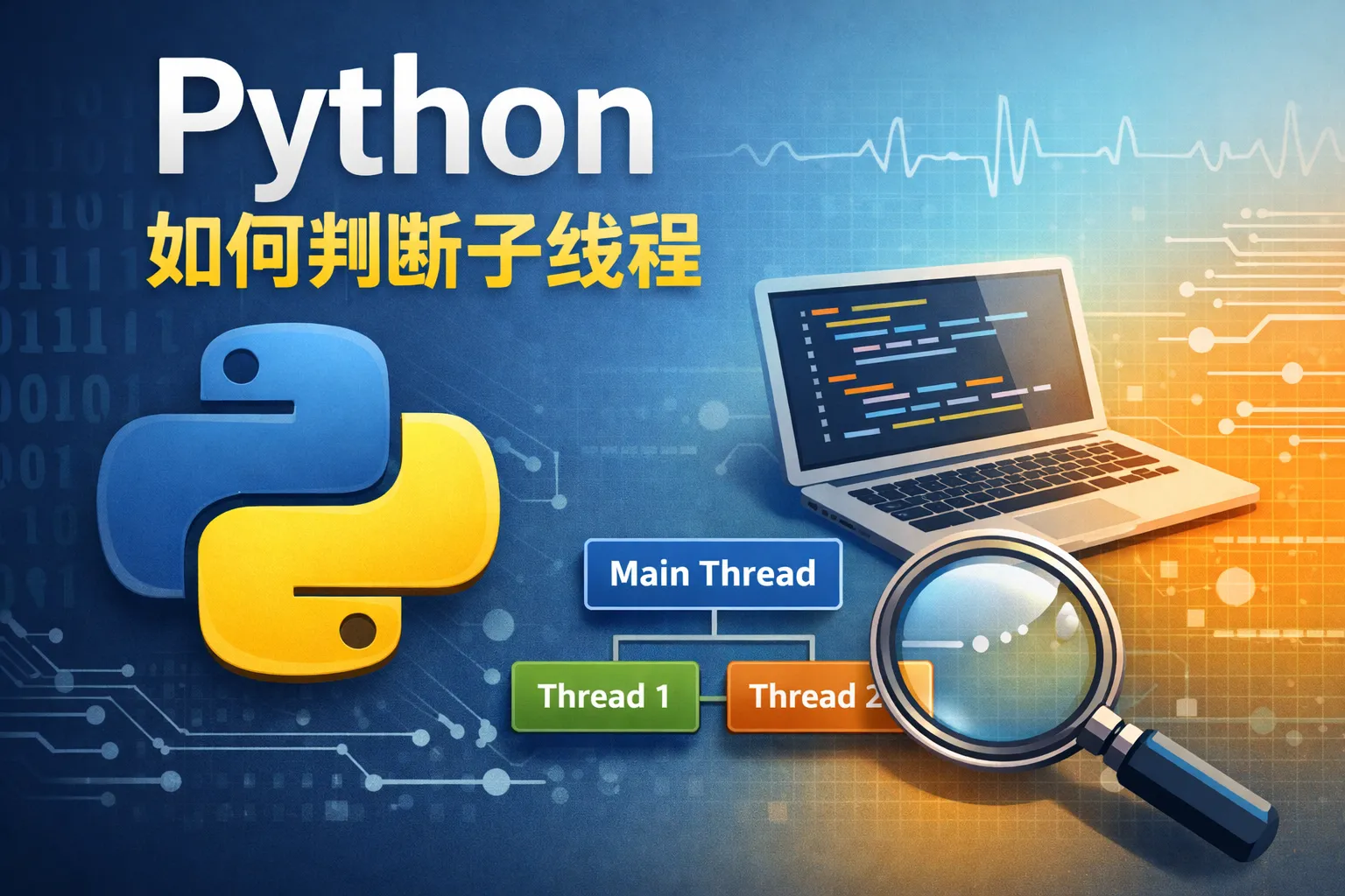 python如何判断子线程