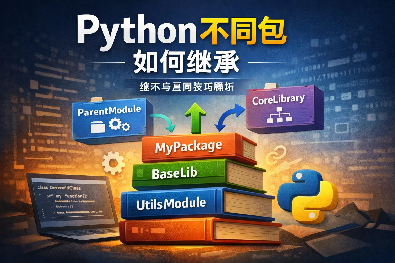 python不同包如何继承