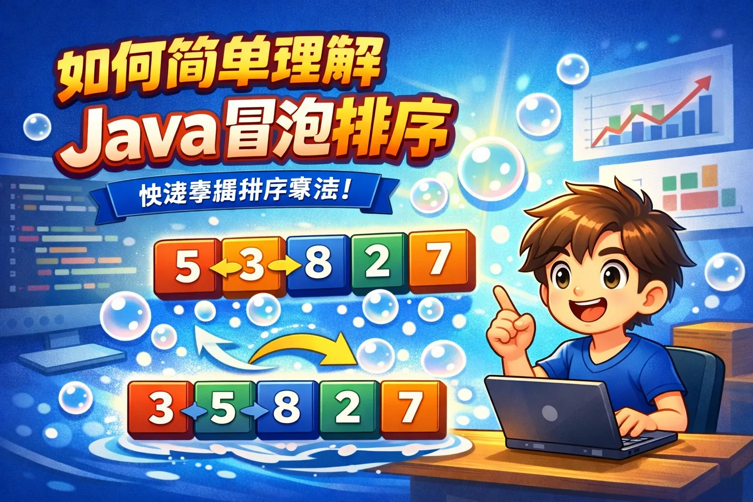 如何简单理解java冒泡排序