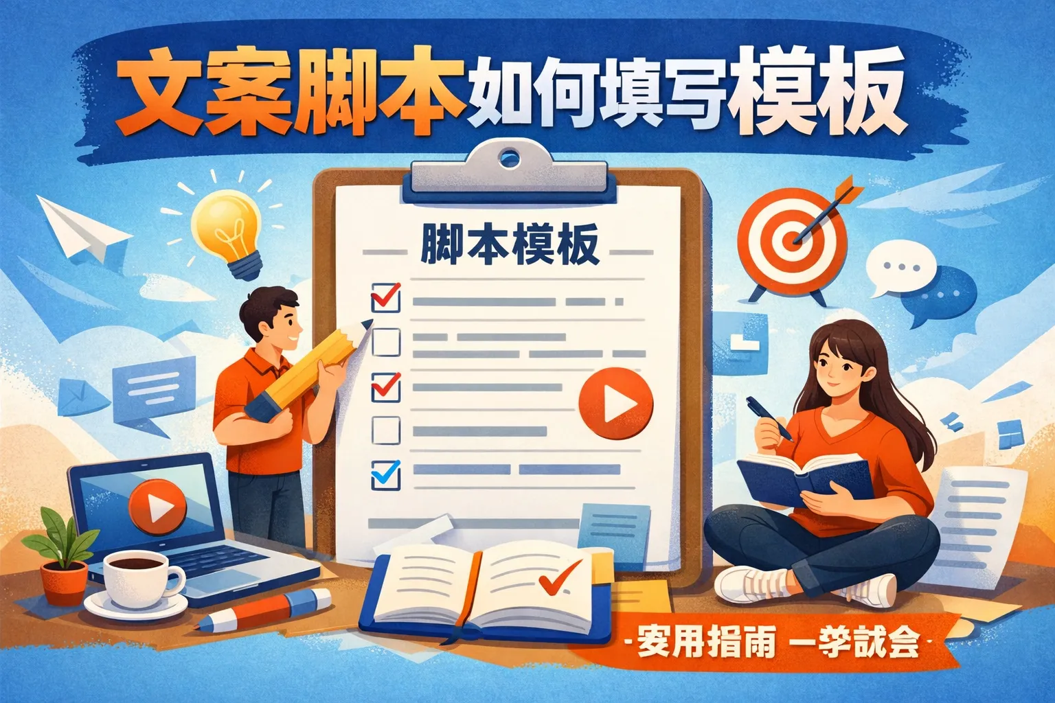 文案脚本如何填写模板