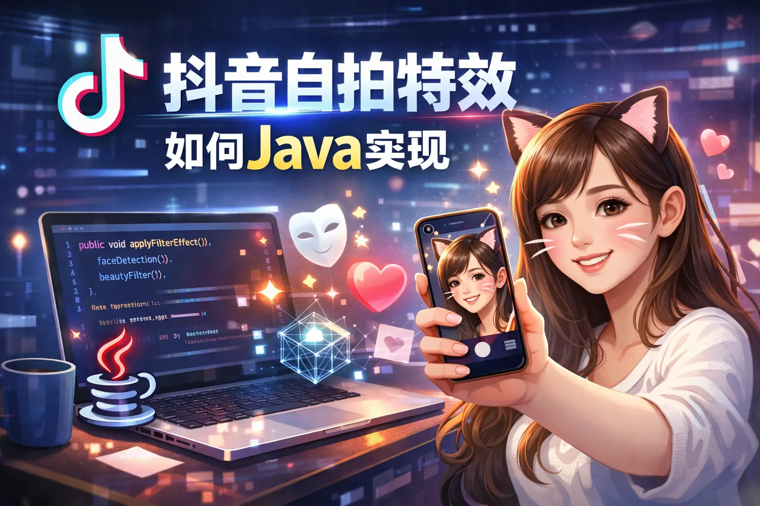 抖音自拍特效如何java实现