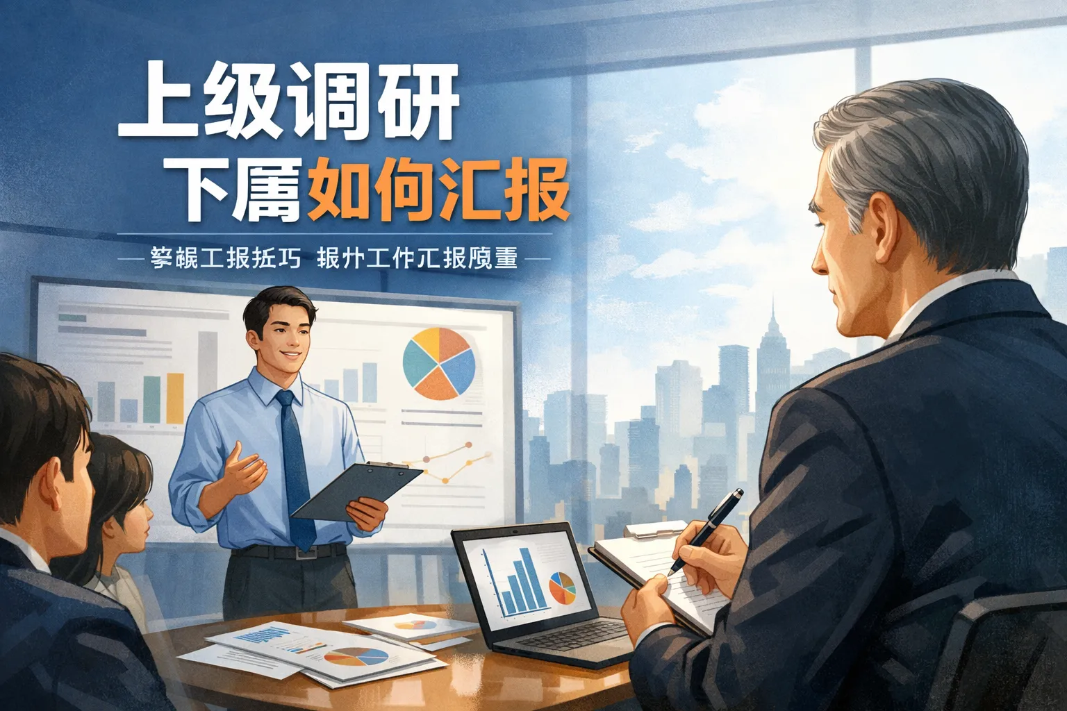 上级调研下属如何汇报