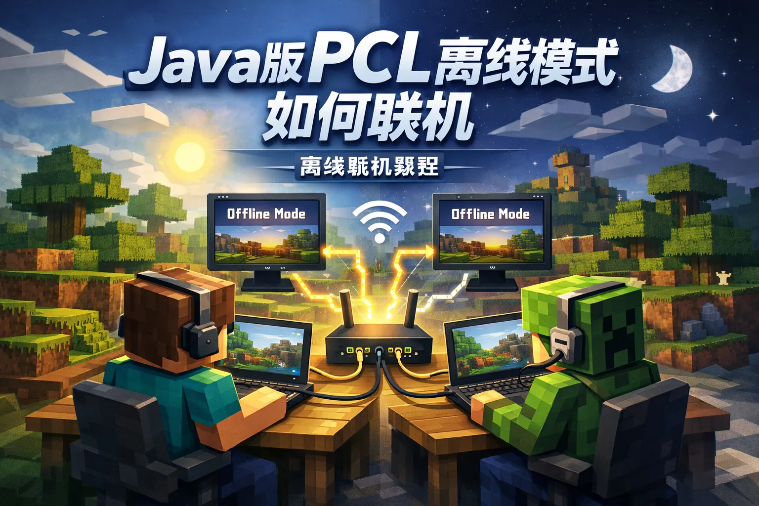 java版pcl离线模式如何联机