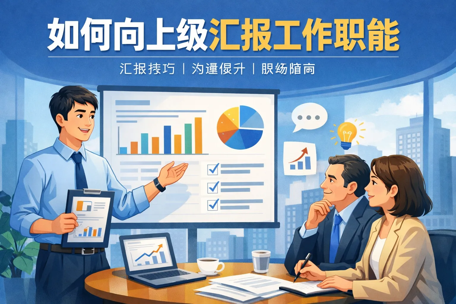 如何向上级汇报工作职能